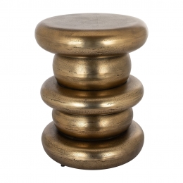 RichmondBijzettafelEla40cm-Goud-Rond