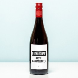 WijnflesBeterschapaansteller-RoodMerlot