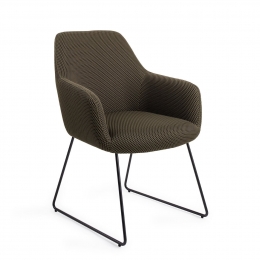 JesperHomeEetkamerstoelHirooSlideBlack-JungleJewel