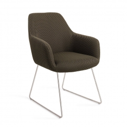 JesperHomeEetkamerstoelHirooSlideSteel-JungleJewel