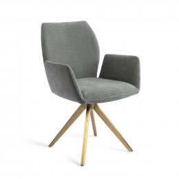 JesperHomeDraaibareEetkamerstoelMisakiTurnGold-BreezyBlue