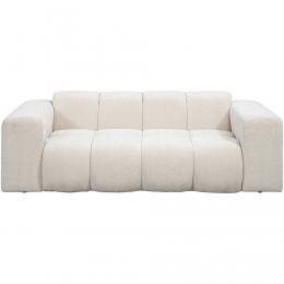 20korting-LeenBakker-BankBeau2-zits-Raven-Stof-Beige-94x210x74Cm