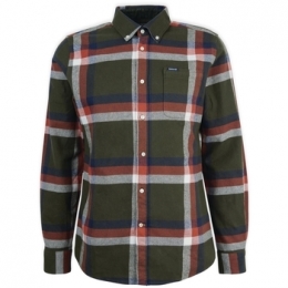 OverhemdLangeMouwBarbourFolleyTailoredShirt-Olive