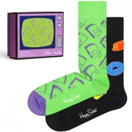 Happysocks2stuksTheSimpsonsGiftSetActie