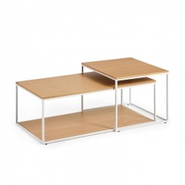 KaveHomeSalontafelYoanaEikenhoutSetvan2stuks-Wit