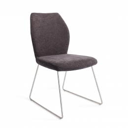 JesperHomeEetkamerstoelIkataSlideSteel-AlmostBlack