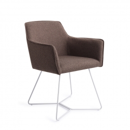 JesperHomeEetkamerstoelHofuBeehiveWhite-PottersClay