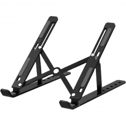 Case2go-LaptopStandaard-OpvouwbareLaptopStandaardVerstelbaar-Laptopstandaardopvouwbaar-Laptopstandaard-Laptopsteun-Ergonomisch-11tot17inch-Zwart