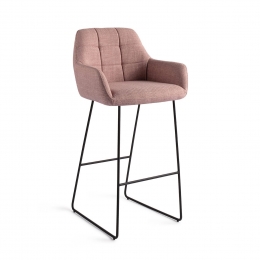 JesperHomeBarkrukNotoSlideBlack-VintageRosezithoogte75cm