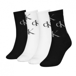 CalvinKlein4stuksWomenAopSocksGiftBoxActie