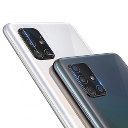 Nillkin-ScreenprotectorgeschiktvoorSamsungGalaxyA51-FullCoverCameralensscreenprotector-TemperedGlass-Transparant2-Pack