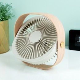 Oplaadbareventilatormethoutenframe