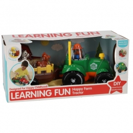 TractorMetDierenOpAanhangerMetLichtEnGeluid