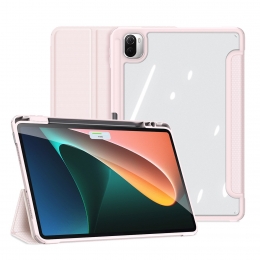 DuxDucis-Tablethoesgeschiktvoorxiaomipad55Pro-TobySeries-Tri-FoldBookCase-Roze