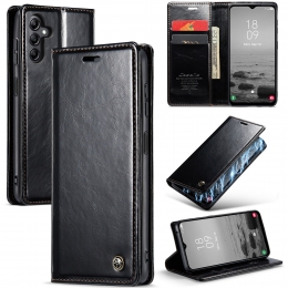 CaseMe-TelefoonhoesjegeschiktvoorSamsungGalaxyA145G-FlipWalletCase-Zwart