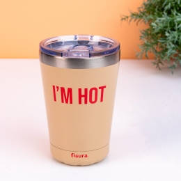 KoffiemokthermosbekerImhotbeige