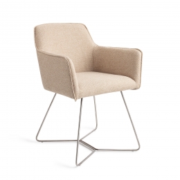 JesperHomeEetkamerstoelHofuBeehiveSteel-WildWalnut