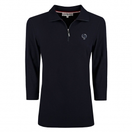 DamesPoloSwingDonkerblauw