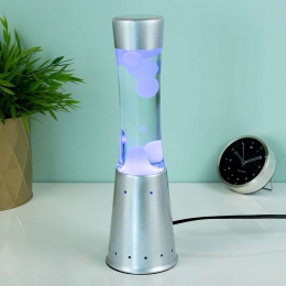 Ledlavalamp-Zilver