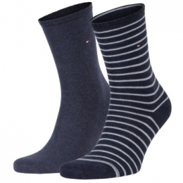 TommyHilfiger2stuksClassicSmallStripeSocksActie