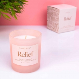 Wellnessgeurkaars-Reliefivoor