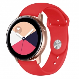 Case2go-BandjegeschiktvoordeSamsungGalaxyActive2GearS2ClassicenGearSport-SiliconenSmartwatchbandje-42MM-Rood