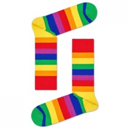 HappySocksPrideStripeSockActie