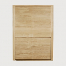 EthnicraftOpbergkastShadowGeoliedEikenhout160x115cm-Naturel