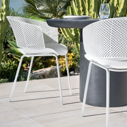 KaveHomeTuinstoelYeray-Wit