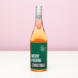 WijnfleskerstMerryfuckingChristmas-RosBlushRos