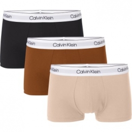 CalvinKlein3stuksModernCottonStretchNaturalsTrunkActie