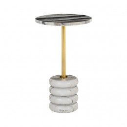 RichmondRondeBijzettafelIsoldeMarmer33cm-Grijs