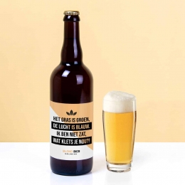 Bierfles750mlHetgrasisgroen