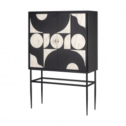 RichmondOpbergkastMendoza150x100cm-Zwart