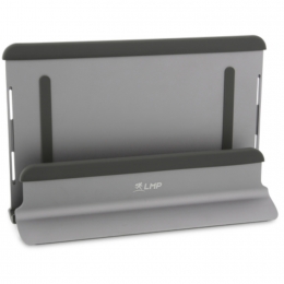 LMP-VerticaleAluminiumLaptopstandaard-Aluminiumhouder-GeschiktvoorelkeMacBookvan12tot16-SpaceGrey