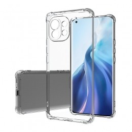 XiaomiMi11LiteHoesje-ClearSoftCase-SiliconenBackCover-ShockProofTPU-Transparant