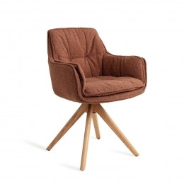 JesperHomeEetkamerstoelAkuneDraaibaarRevolveOakNatural-Acajou