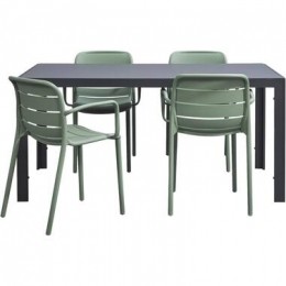TuinsetSavoieNice-groen-5-delig-160cm-LeenBakker