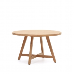 KaveHomeRondeTuintafelUrgellEucalyptushout130cm-Naturel