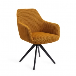 JesperHomeEetkamerstoelHirooDraaibaarTurnBlack-GroovyGaram