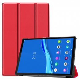 LenovoTabM10Plushoes-Tri-FoldBookCaseTB-X606-Rood