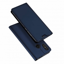 MotorolaMotoOnePowerhoesje-DuxDucisSkinProBookCase-Blauw