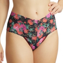 HankyPanky2stuksSignatureLacePrintRetroThongActie