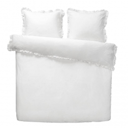 25korting-LeenBakker-DekbedovertrekCatoEffen-200x200220Cm-Katoen-Wit