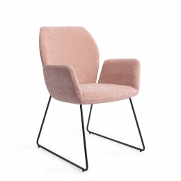 JesperHomeEetkamerstoelMisakiSlideBlack-Anemone