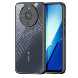 DuxDucis-TelefoonHoesjegeschiktvoordeRealme125G-BackCover-AimoSeries-Zwart