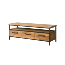 TowerLivingTv-meubelLivornoTeak130cm-Hout