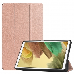 SamsungGalaxyTabA7LiteHoes-87inch-TPUTri-FoldBookCase-Ros-Goud
