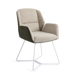 JesperHomeEetkamerstoelMyokoBeehiveWhite-Popeye