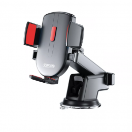 Joyroom-Stevigetelefoonhoudermetzuignap-360GradenDraaibarehouder-TelefoonhouderDashboard-telefoonhouderautozuignap-Uitschuifbaretelefoonhouder-Zwart